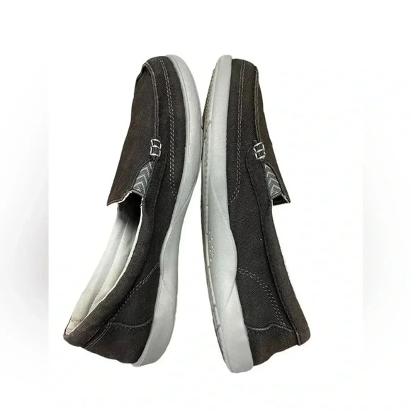 Crocs Walu II Black Canvas Slip On  Loafers Size 8 - Picture 5 of 7